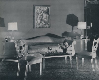 Den moderne stue, 1942. af Unbekannt