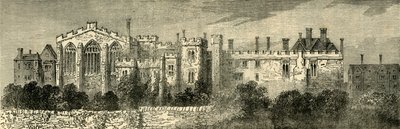Klosteret St. John af Jerusalem, Clerkenwell - Generel udsigt fra sydøst, c1872. af Unbekannt