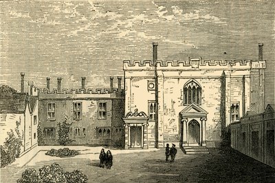Klosteret St. John af Jerusalem, Clerkenwell - Kapellet fra syd, c1872. af Unbekannt