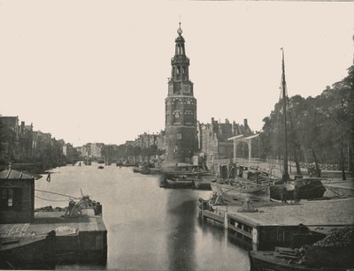 Montelbaanstoren, Amsterdam, Holland, 1895. af Unbekannt