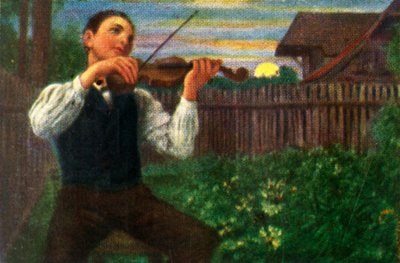 The Moonlight Violinist, c1928. af Unbekannt