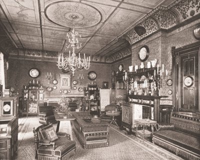 The Morning Room, Clarence House, London, 1894. af Unbekannt