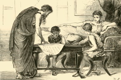 Gracchiernes moder, 1890. af Unbekannt