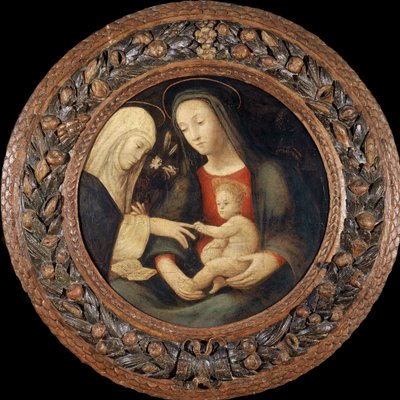 Saint Catherines mystiske ægteskab, første halvdel af 1500-tallet.. af Unbekannt