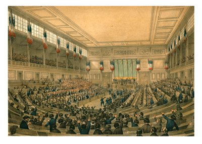 Den Nationale Grundlovgivende Forsamling Fransk Anden Republik, maj 1848. af Unbekannt