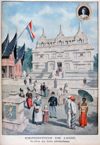 Hollandsk Indiske pavillon ved verdensudstillingen i 1900, Paris, 1900 af Unbekannt