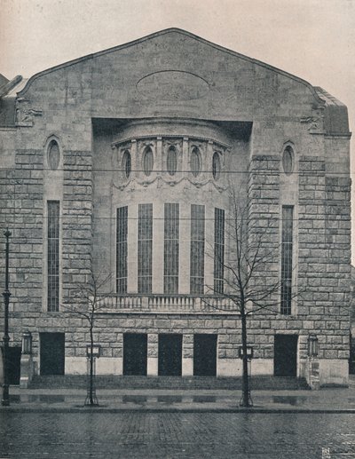 The New Hebbel Theatre, Berlin, c1908 af Unbekannt