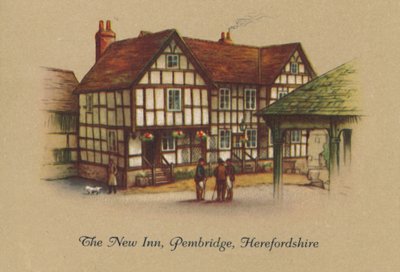The New Inn, Penbridge, Herefordshire, 1939 af Unbekannt