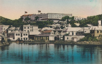 The New St. George Hotel, St. Georges, Bermuda, begyndelsen af det 20. århundrede. af Unbekannt