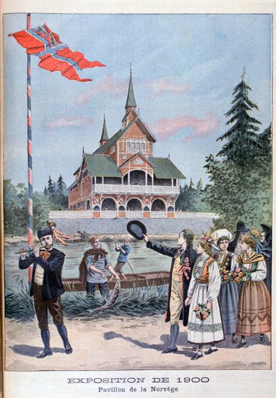 Den norske pavillon på Verdensudstillingen i 1900, Paris, 1900 af Unbekannt