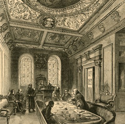 The Old Court of Aldermen, Guildhall, 1897. af Unbekannt