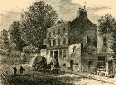 The Old Crown Inn, Highgate, 1830, c1876. af Unbekannt