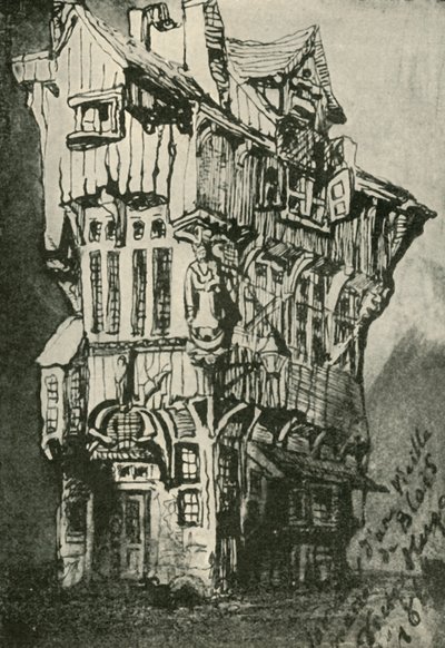 Det gamle hus i Blois, 1800-tallet, 1902 af Unbekannt