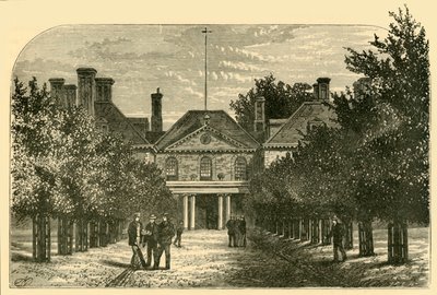 Det gamle hus, fra hoffet, 1898. af Unbekannt