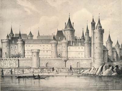 Det gamle Louvre i 1670, 1915 af Unbekannt