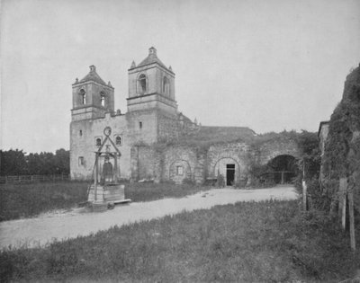 Den gamle mission i San Antonio, 1800-tallet af Unbekannt