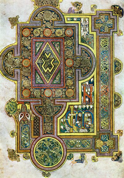 Lukas-evangeliets åbningsord, 800 e.Kr., 20. århundrede af Unbekannt