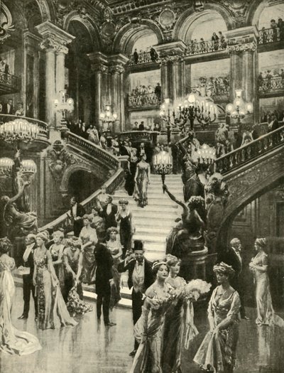 Operaen i Paris, 1910. af Unbekannt