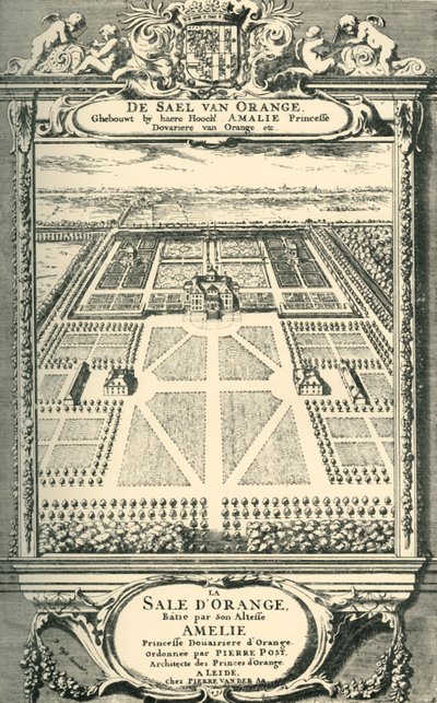 Orange Hall, Haag, Holland, slutningen af det 17.-begyndelsen af det 18. århundrede, 1903. af Unbekannt