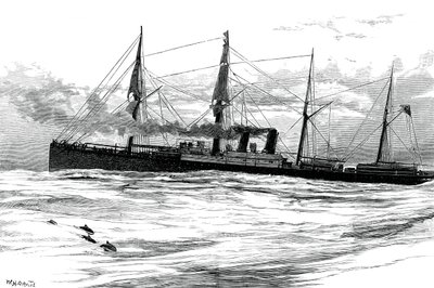 The Orient Steam Navigation Companys dampskib Orient, c1880 af Unbekannt