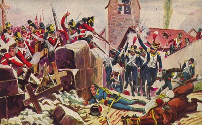 Oksen. Og Bucks. Let infanteri. Slaget i kirkegården ved Vimiero, 1808, 1939 af Unbekannt