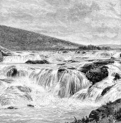 Paikari-vandfaldet i Nilgiris, Indien, 1895 af Unbekannt