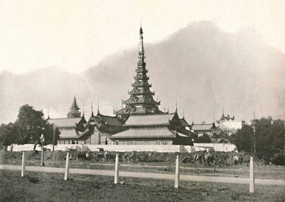 Paladset, Mandalay, 1900. af Unbekannt