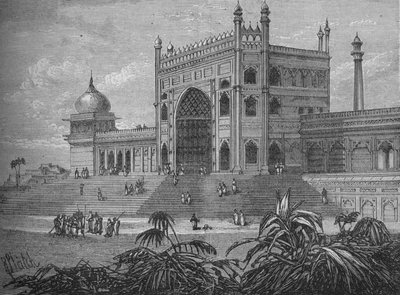 Paladset i Delhi, c1880 af Unbekannt