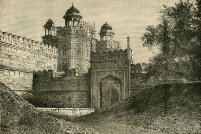 The Palace of the Mogul Emperors, Delhi, 1890. af Unbekannt