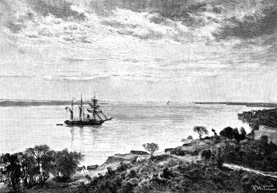 Parana-floden, Sydamerika, 1895 af Unbekannt