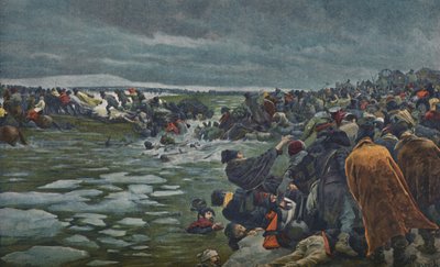 The Passage of the Beresina, november 1812, 1896. af Unbekannt
