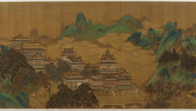 The Peach Festival of the Queen Mother of the West, Ming eller Qing-dynastiet, 17.-18. århundrede. af Unbekannt