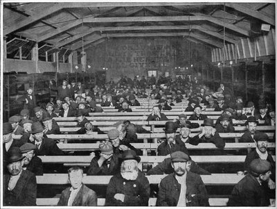 The Penny Sit-Up, Frelsens Hærs husly, Blackfriars, London, c1900 1901 af Unbekannt
