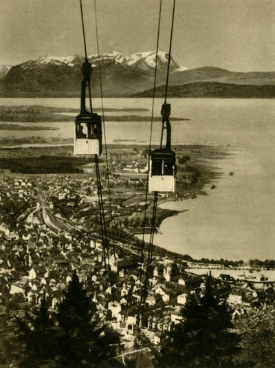 Pfänderbahn-svævebanen, Bregenz, Østrig, c1935. af Unbekannt