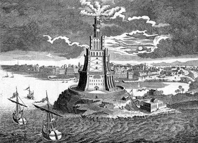 Pharos af Alexandria, 1700-tallet af Unbekannt