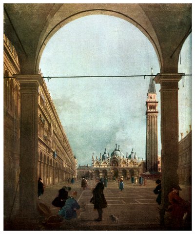 The Piazza, Venedig, c1756 1956 af Unbekannt