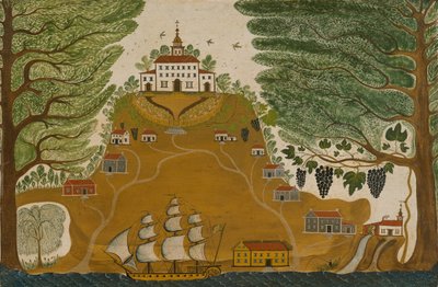 Plantagen, ca. 1825. af Unbekannt