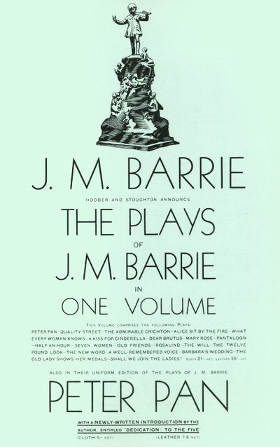 J.M. Barries skuespil i ét bind, 1928. af Unbekannt
