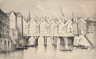 Pont St Michel i 1550, 1915 af Unbekannt