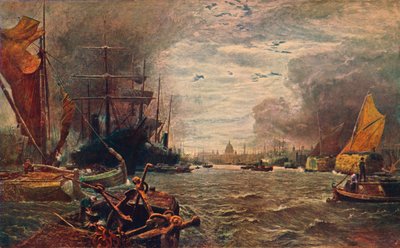 The Pool of London, 1888 1906 af Unbekannt
