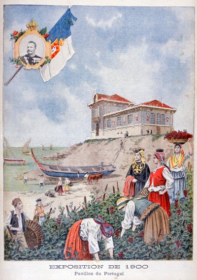 Den portugisiske pavillon på verdensudstillingen i 1900, Paris, 1900 af Unbekannt