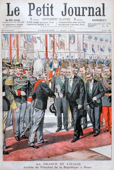 Præsidenten for Republikken Frankrig i Rom, 1904 af Unbekannt