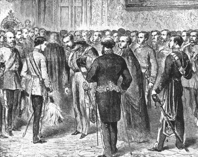 Prinsen af Wales holder sit første løfte, 18. februar 1863, 1901. af Unbekannt