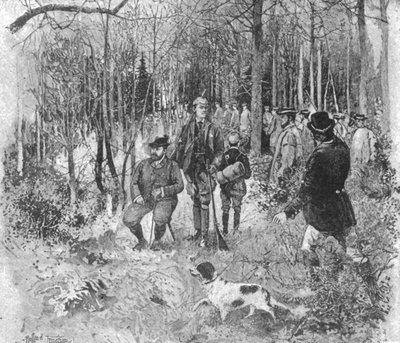 Prinsen af Wales Fasanskydning ved Sandringham, 1893, 1901. af Unbekannt