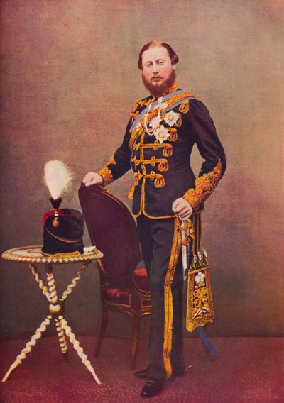 Prinsen af Wales som oberst for de 10. husarer, c1865 1910 af Unbekannt