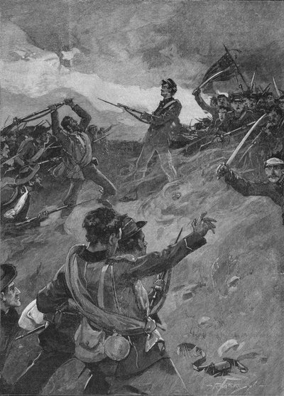 Prisen blev stærkt bestridt stål til stål, 1896, 1902 af Unbekannt