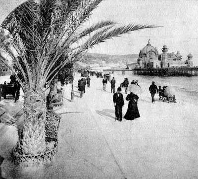 Promenade des Anglais, Nice, Frankrig, slutningen af ​​det 19. århundrede af Unbekannt