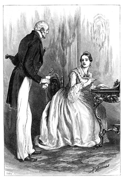 The Queen and the Deserters Death Warrant, c1850