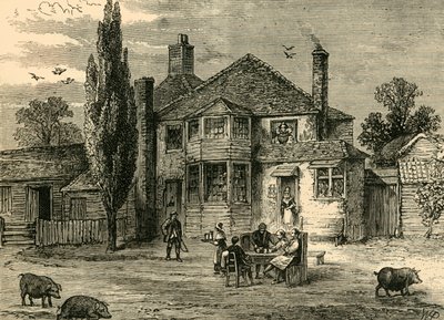 The Queens Head and Artichoke., c1876. af Unbekannt