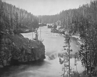 The Rapids of the Yellowstone, 1800-tallet af Unbekannt
